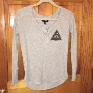 American Eagle Waffle Shirt